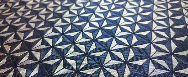 立体的麻の葉文様