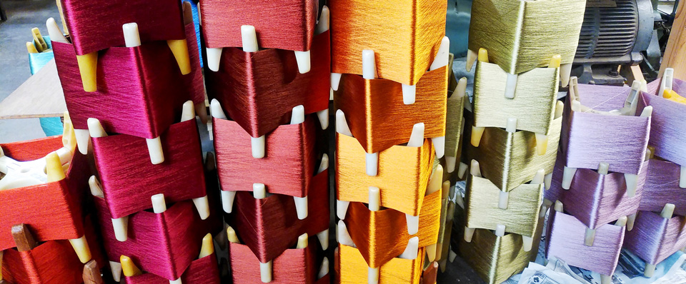 西陣織の使用材料